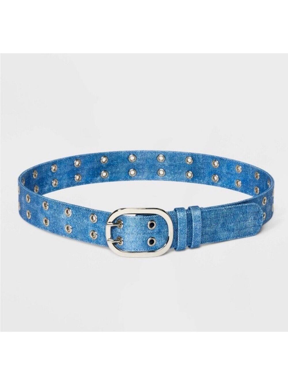 Wild Fable Denim Grommet Belt Blue Women’s XS NWT
